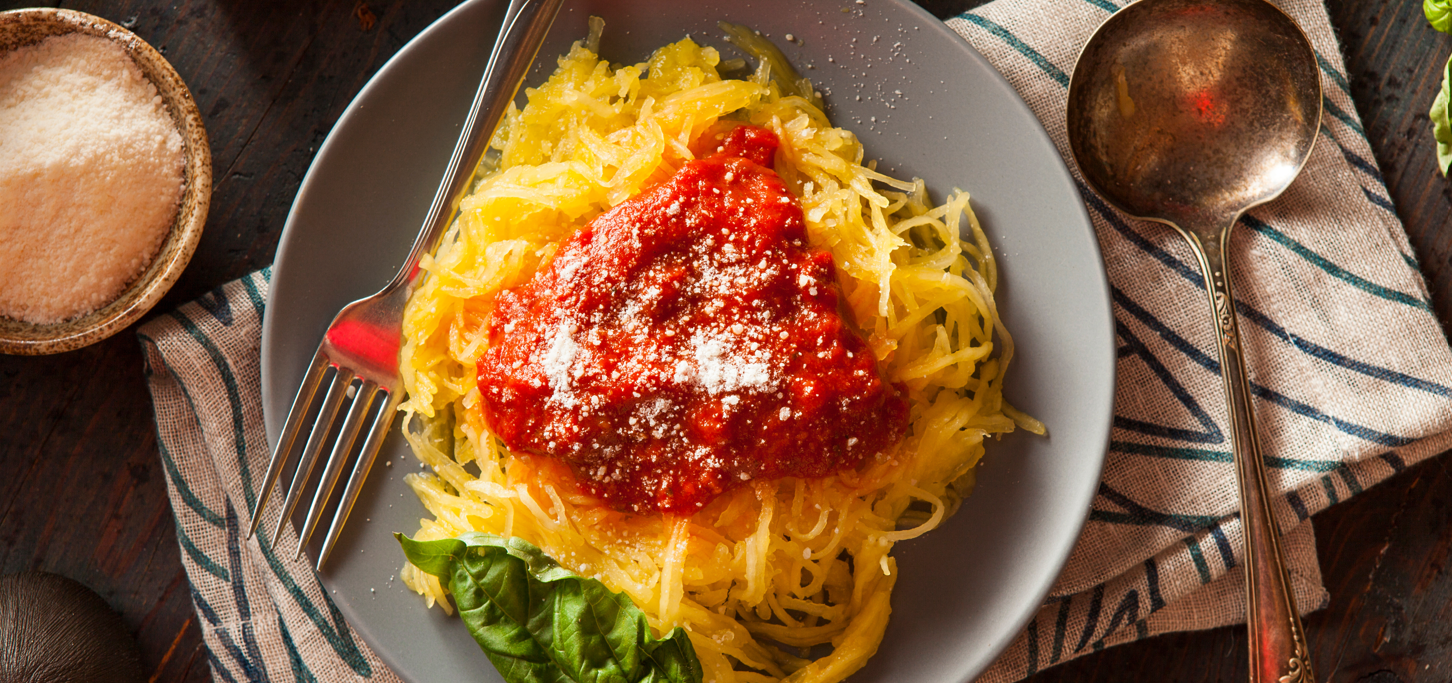 Recette courge spaghetti bolognaise
